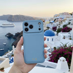 Light Blue Gold Initials